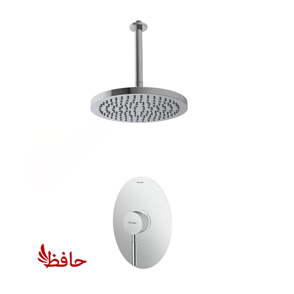 شیر حمام توکار شودر مدل روگن کروم تیپ 1 ABS — تصویر ۲