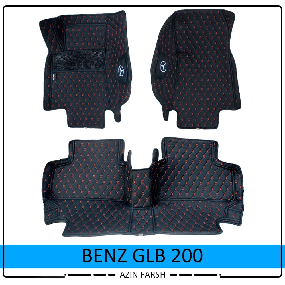 کفپوش 6 بعدی مدل بنز GLB 200 آذین فرش