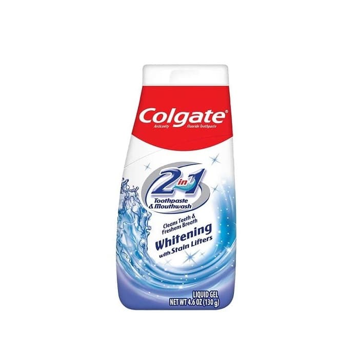 خمیردندان سفیدکننده 2 در 1 کلگیت Colgate وزن 130 گرم — تصویر ۲