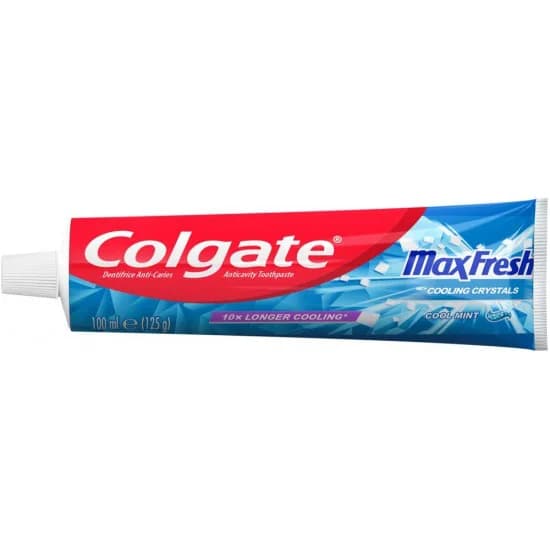 خمیردندان مکس فرش کلگیت مدل Cooling Crystals حجم 100 میل — تصویر ۲
