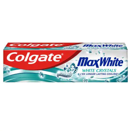 خمیردندان مکس وایت کلگیت مدل White Crystals حجم 100 میل