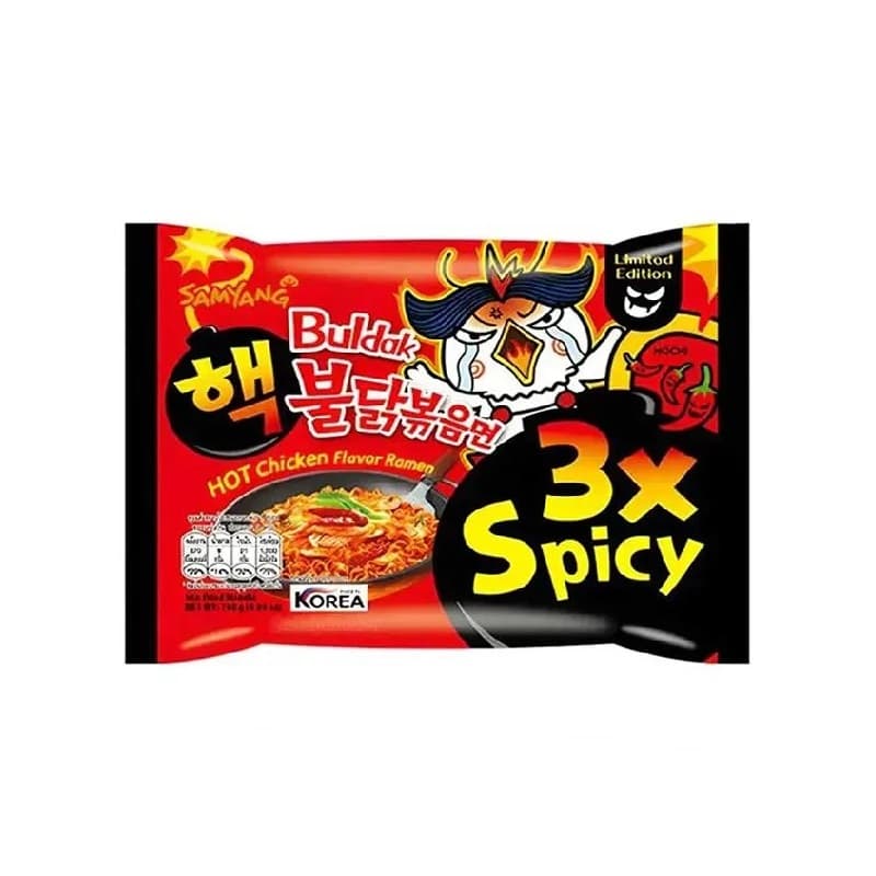 نودل سامیانگ 3x Spicy وزن 140 گرم