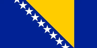 پرچم کشور بوسنی و هرزگوین