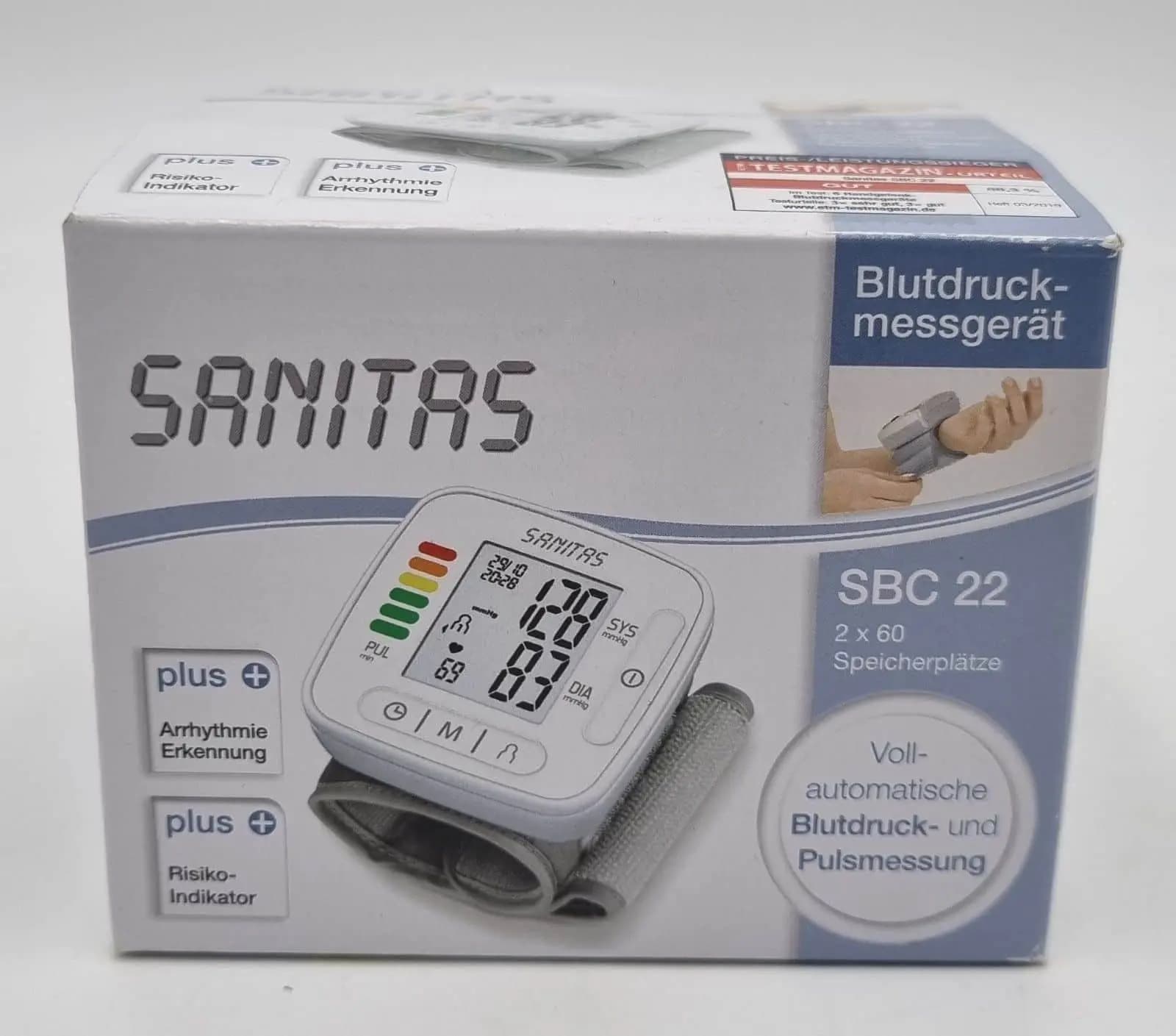 دستگاه فشار سنج مچی سانیتاس Sanitas آلمان SBC 22 — تصویر ۸