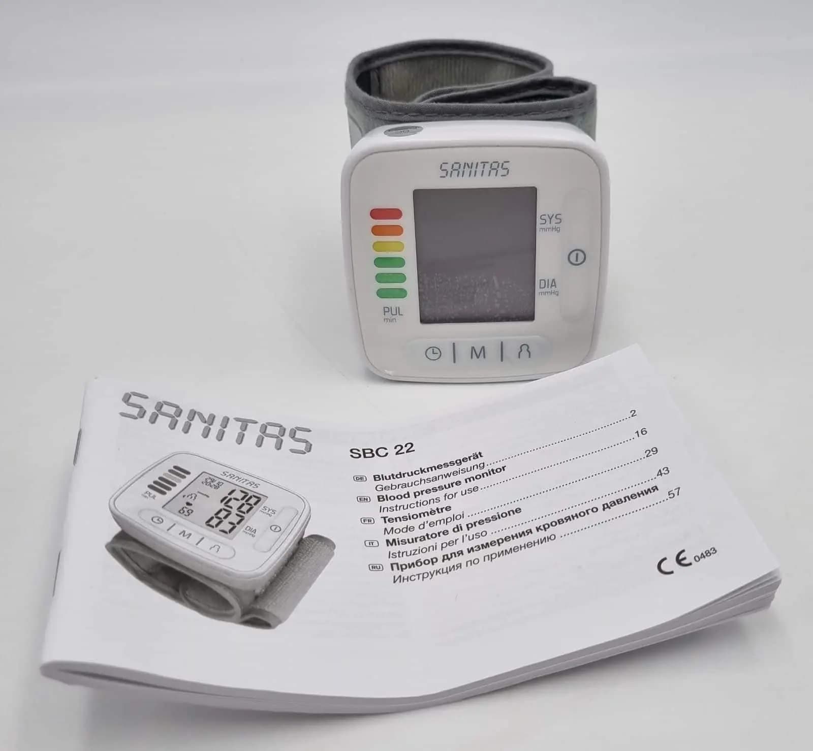 دستگاه فشار سنج مچی سانیتاس Sanitas آلمان SBC 22 — تصویر ۷