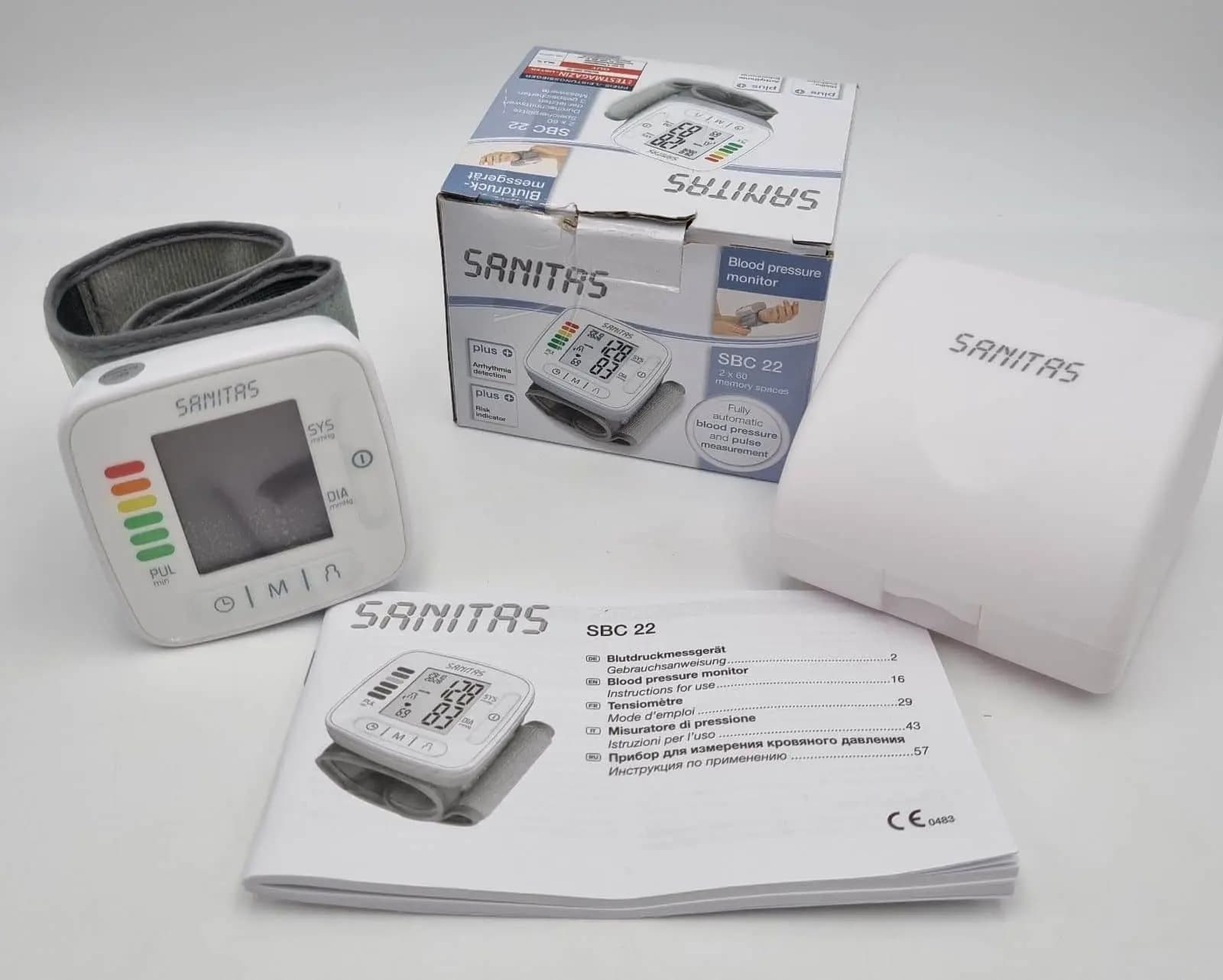 دستگاه فشار سنج مچی سانیتاس Sanitas آلمان SBC 22 — تصویر ۳