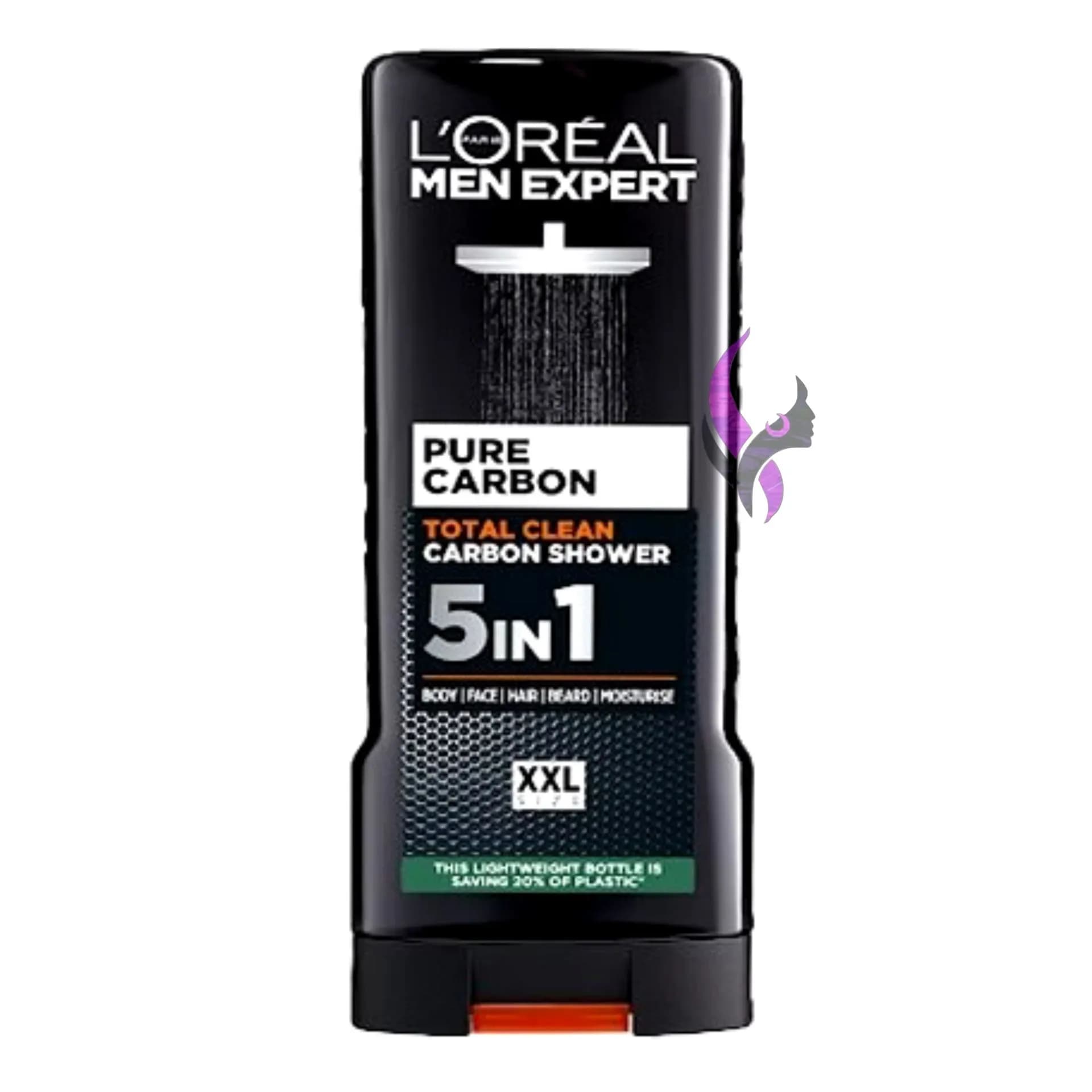 ژل حمام سر و بدن مردانه سریMENEXPERT مدل pure carbon لورال Loreal