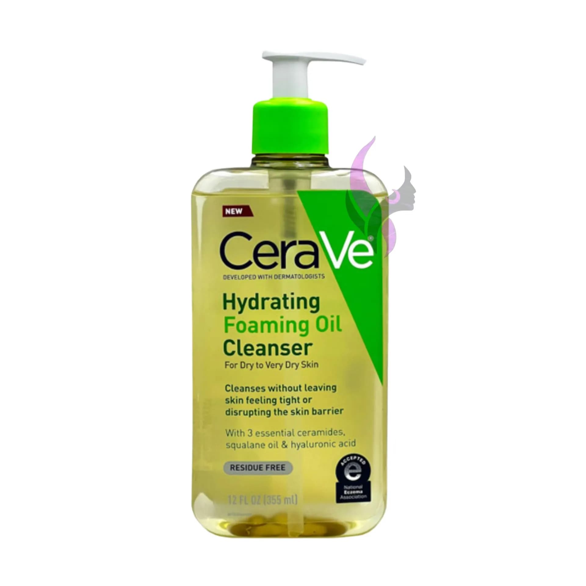شوینده روغنی آبرسان سراوی CeraVe Hydrating Foaming Oil Cleanser(355میل)