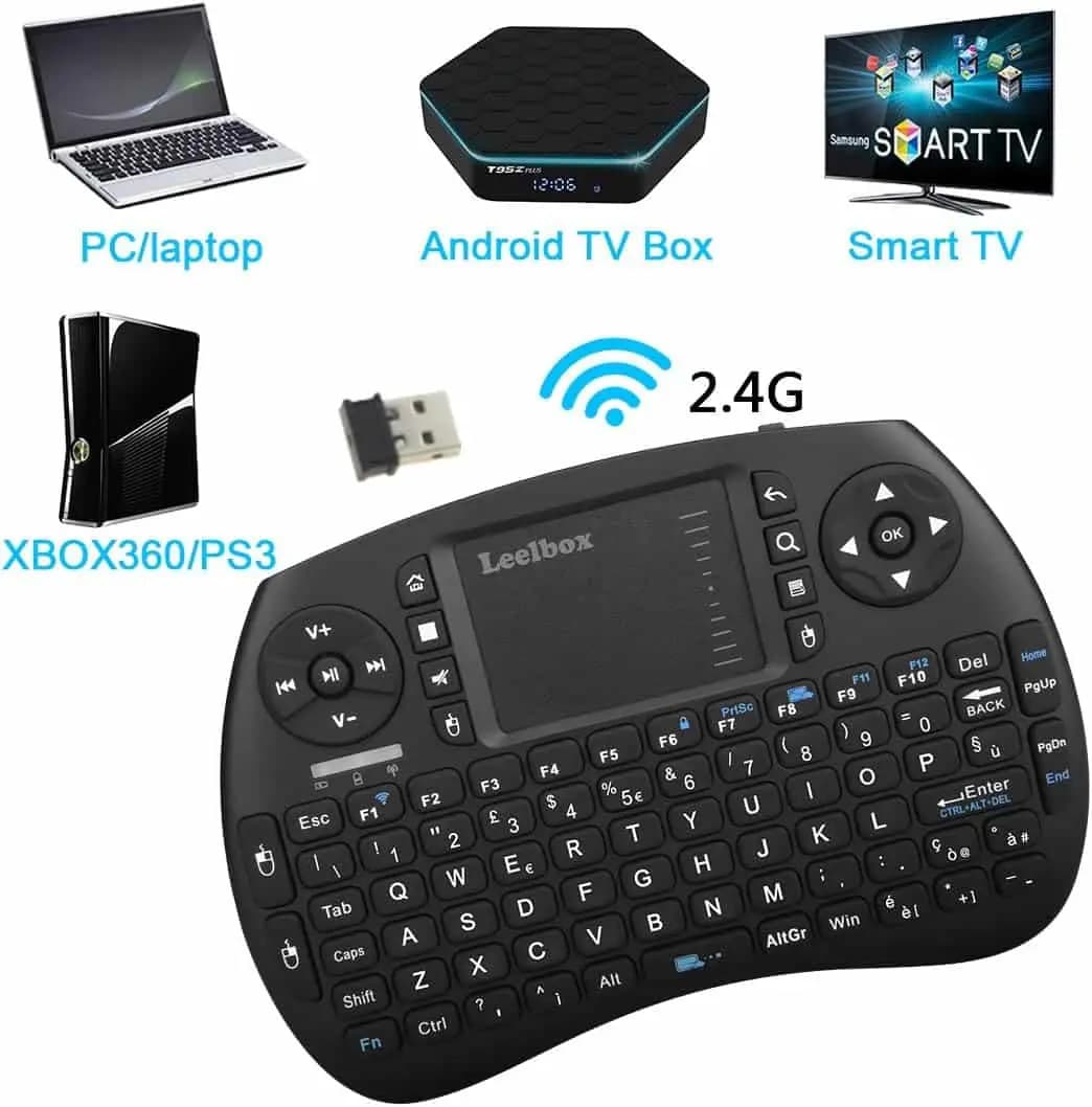 کیبورد (صفحه کلید) بی سیم با تاچ پد لیل باکس Leelbox Mini — تصویر ۵