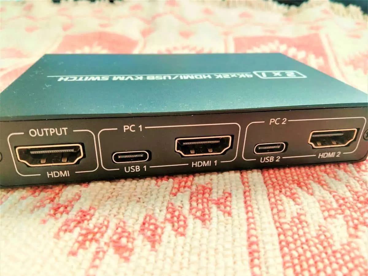 سوئیچ KVM مدل 2 پورت HDMI و USB برند Aimos | KVM 2Port HDMI — تصویر ۵