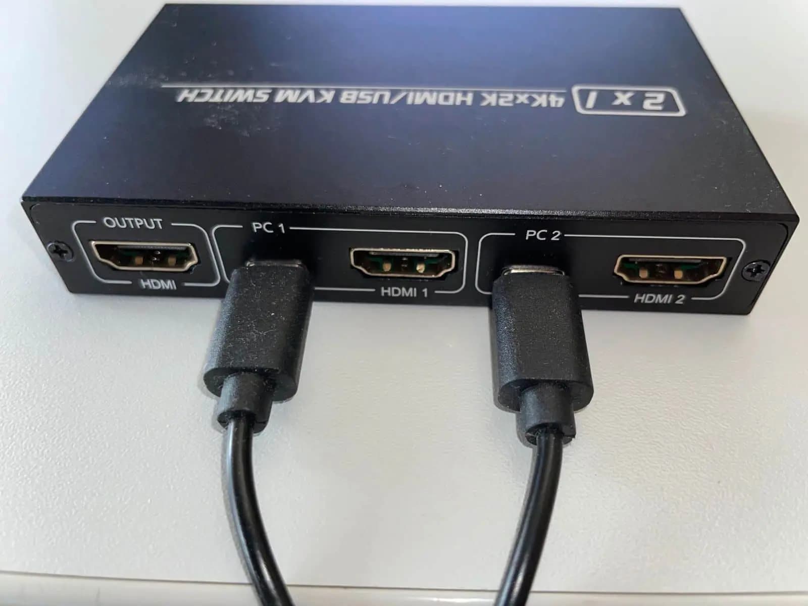 سوئیچ KVM مدل 2 پورت HDMI و USB برند Aimos | KVM 2Port HDMI — تصویر ۶