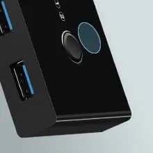 هاب سوئیچ 2 در 4 پورت 3.0 USB دستی یوگرین UGREEN | US216 — تصویر ۵
