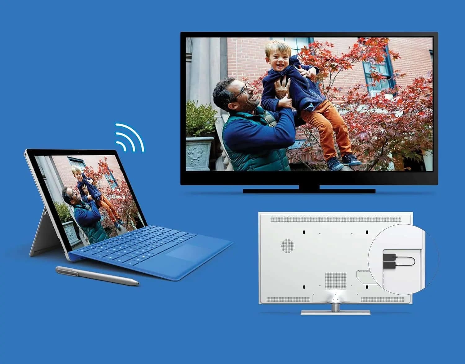 انتقال تصویر بیسیم مایکروسافت (تبدیل صفحه نمایش) | Microsoft (Wireless Display Adapter V2) — تصویر ۲