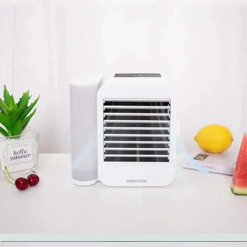 مینی کولر پرتابل سلولوزی Microhoo Personal Mini Air Conditioning Fan MH01R — تصویر ۲