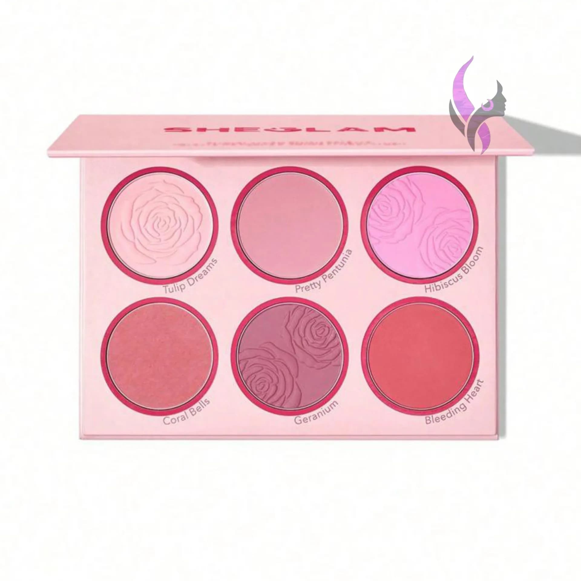پالت رژگونه 6 رنگ مدل Blushing Bouquet شیگلم SHEGLAM