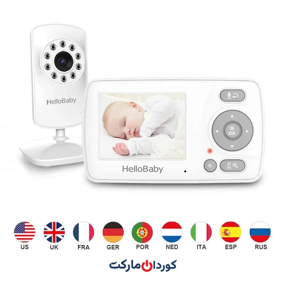 پیجر و دوربین امنیتی خانگی کودک HB30