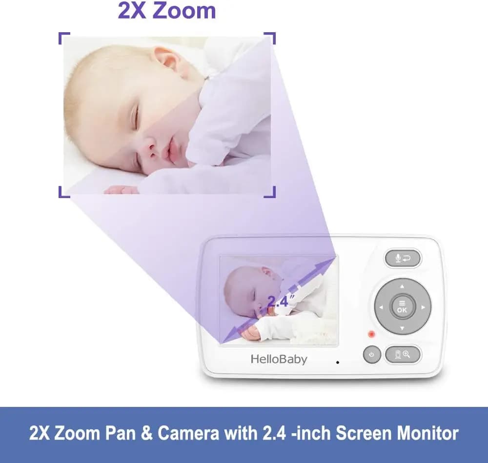 پیجر و دوربین امنیتی خانگی کودک HB30 — تصویر ۴