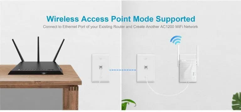تقویت کننده و توسعه دهنده وای فای BrosTrend – AC1200 | E1 — تصویر ۵