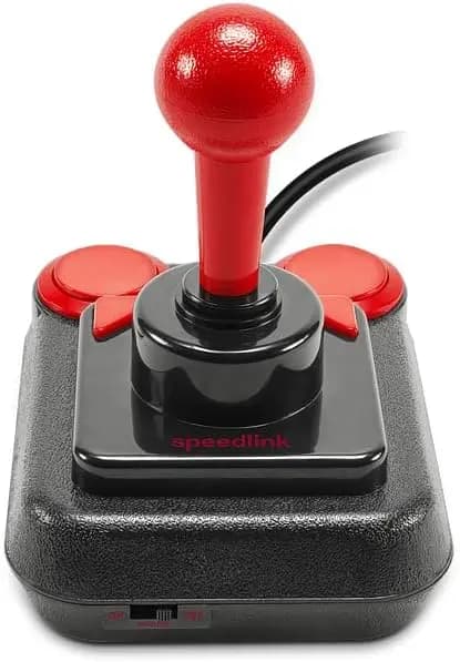 دسته بازی COMPETITION PRO EXTRA SL 650212 BKRD USB JOYSTICK SPEEDLINK – استوک — تصویر ۳