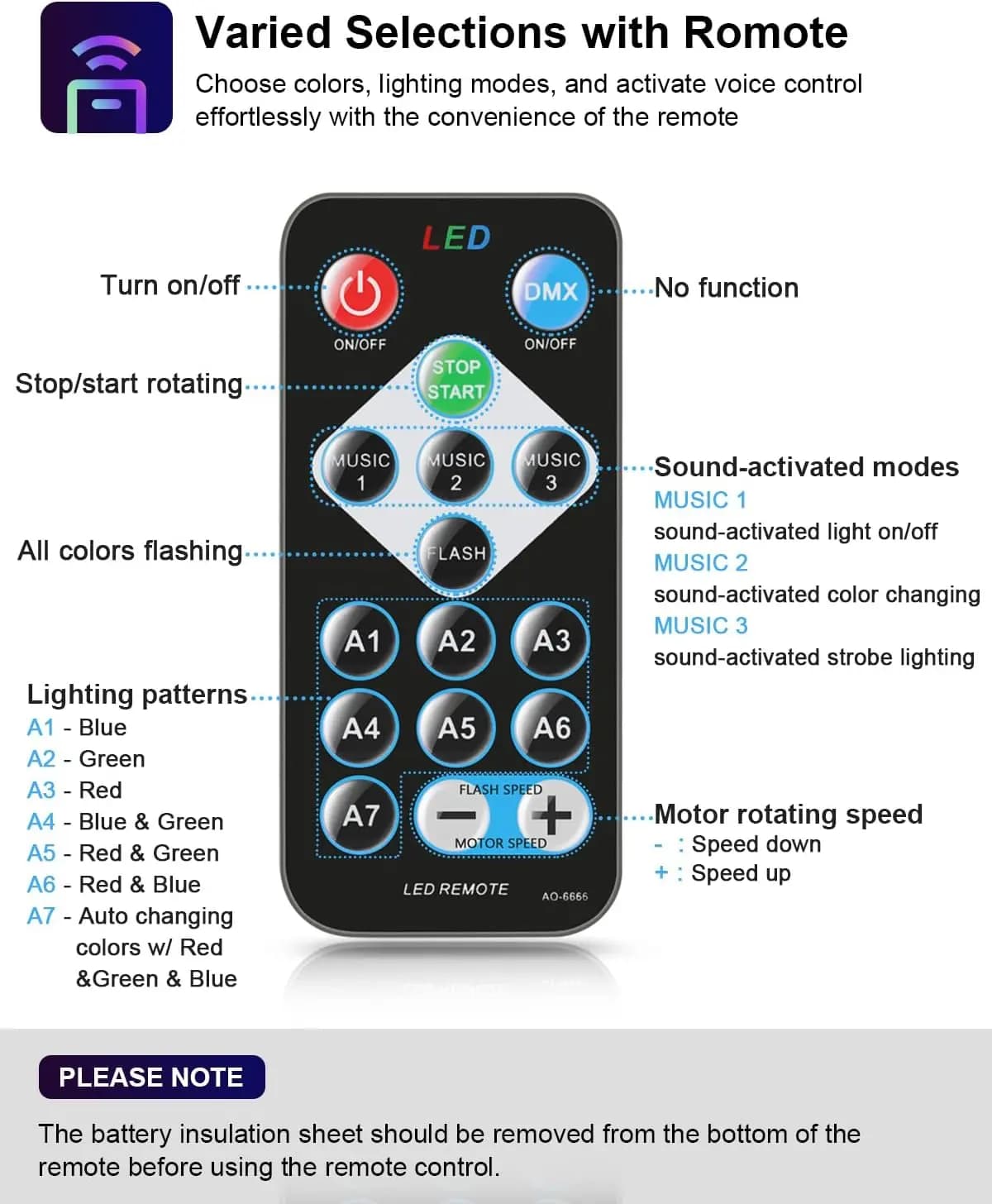 رقص نور مدل LED Party Light | Dance Light Model LED Light — تصویر ۶