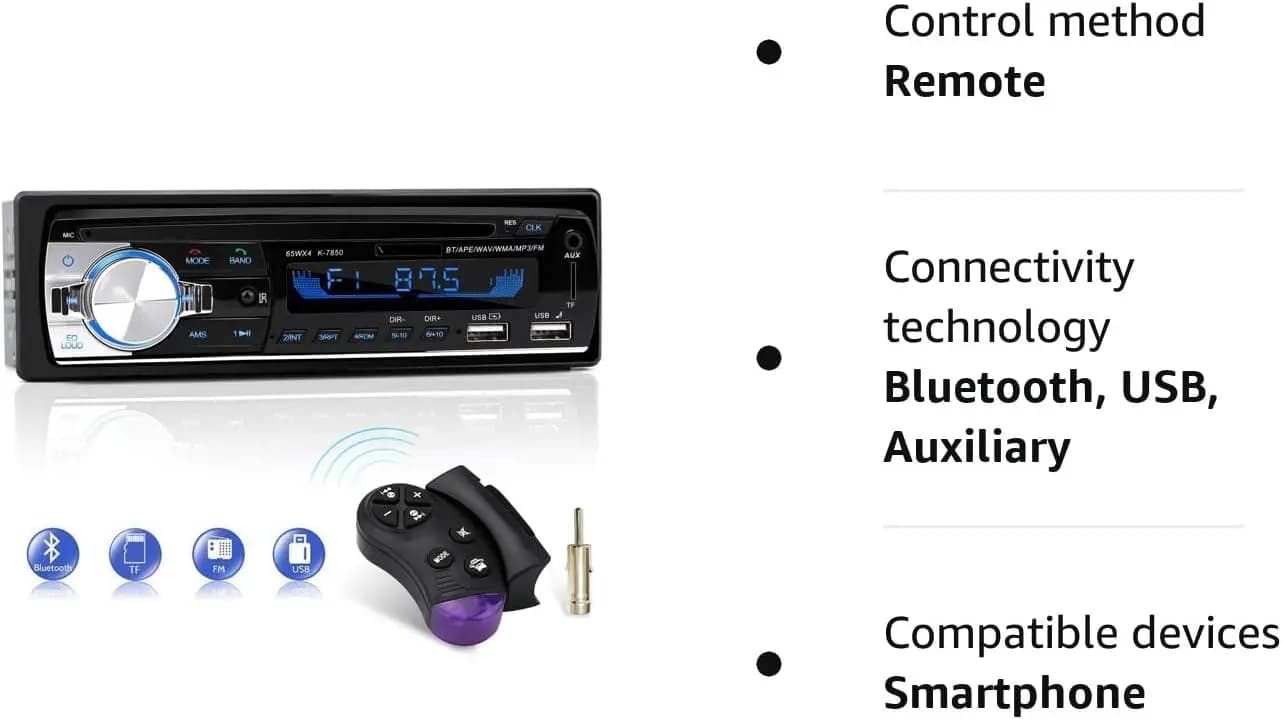 پخش خودرو بلوتوث، اندروید-N-1901 – Car Radio Bluetooth Hands-Free, CENXINY | iOS — تصویر ۶