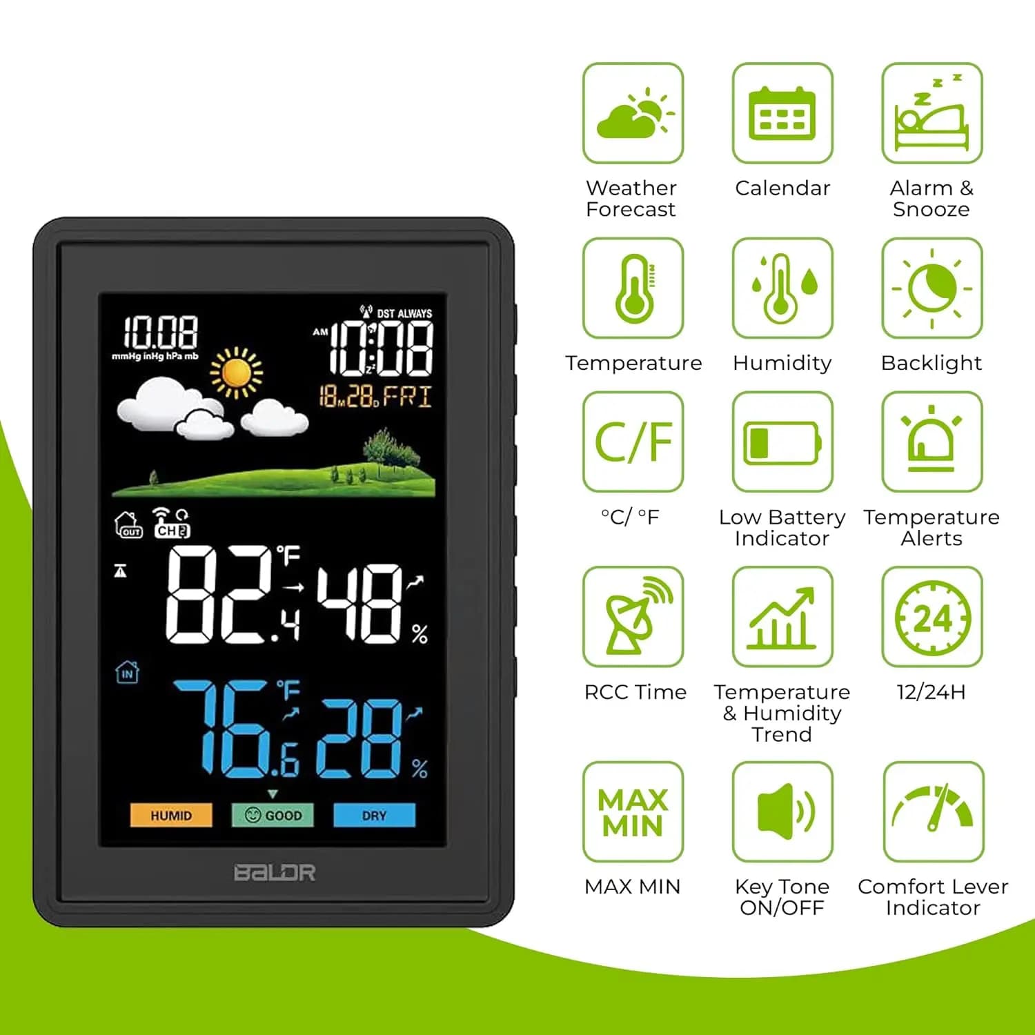 ایستگاه هواشناسی Baldr مدل B0360WST2H2PR-V2 — تصویر ۵