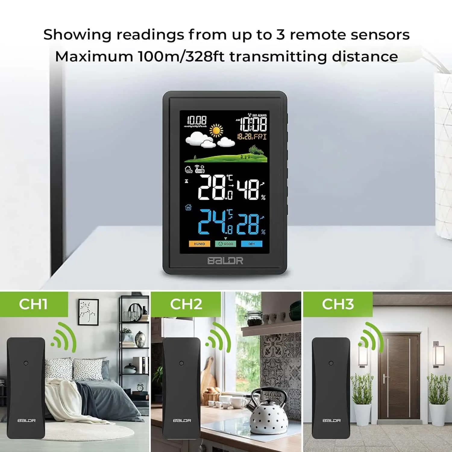ایستگاه هواشناسی Baldr مدل B0360WST2H2PR-V2 — تصویر ۳