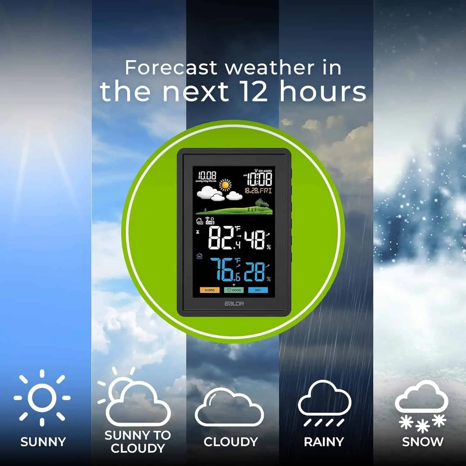 ایستگاه هواشناسی Baldr مدل B0360WST2H2PR-V2 — تصویر ۴