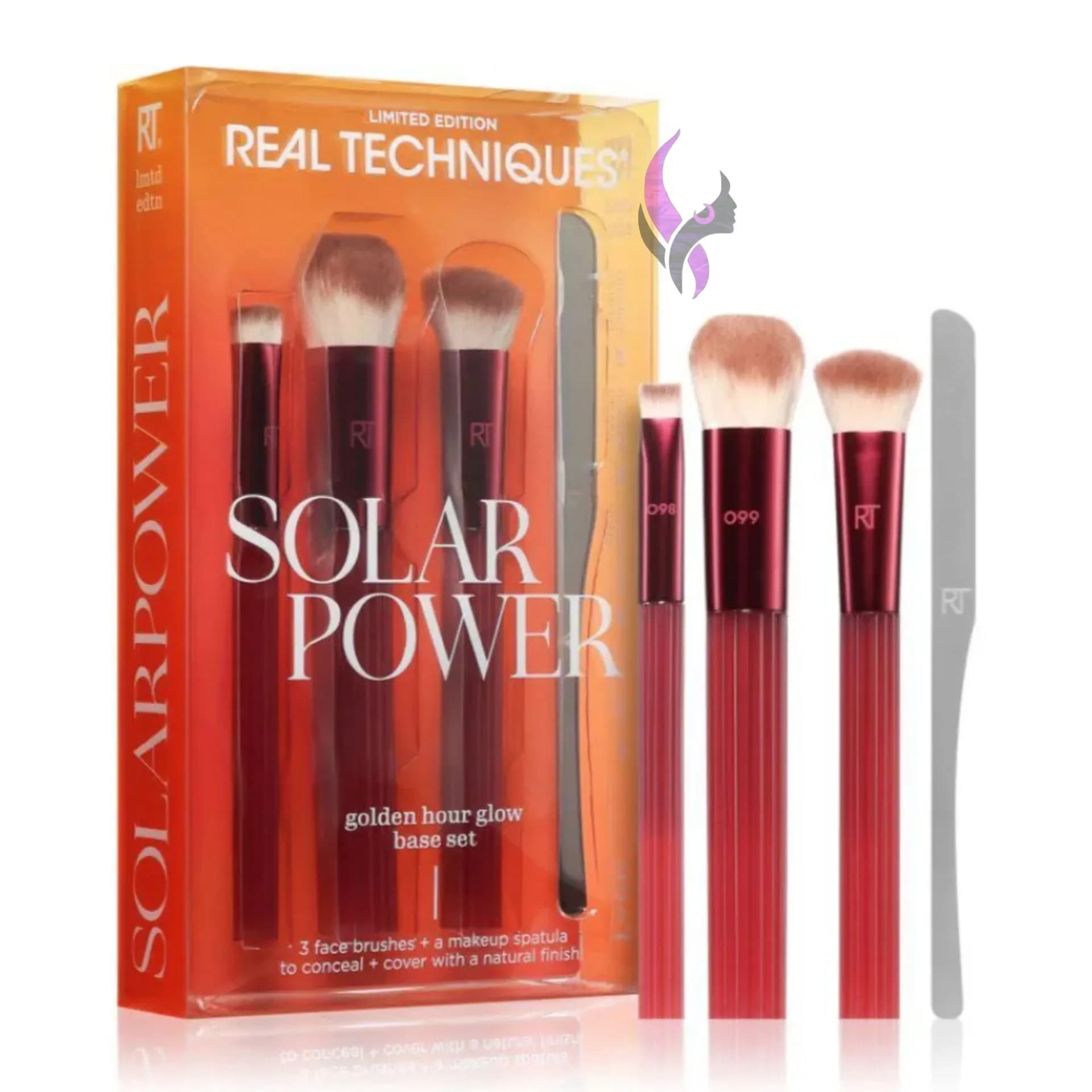 ست براش 4 عددی مدل Solar Power ریل تکنیک Real Techniques