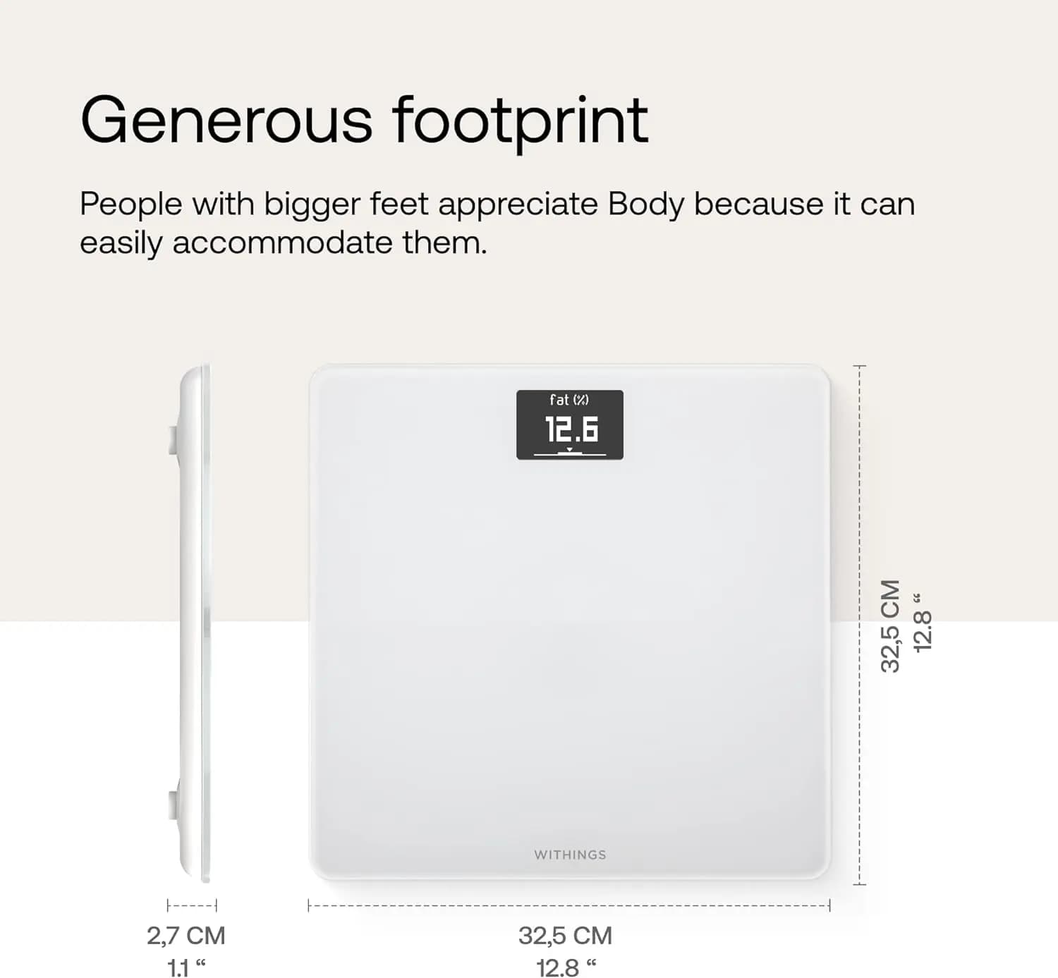 ترازوی تشخیصی و هوشمند Withings BMI Wi-Fi Scale — تصویر ۴