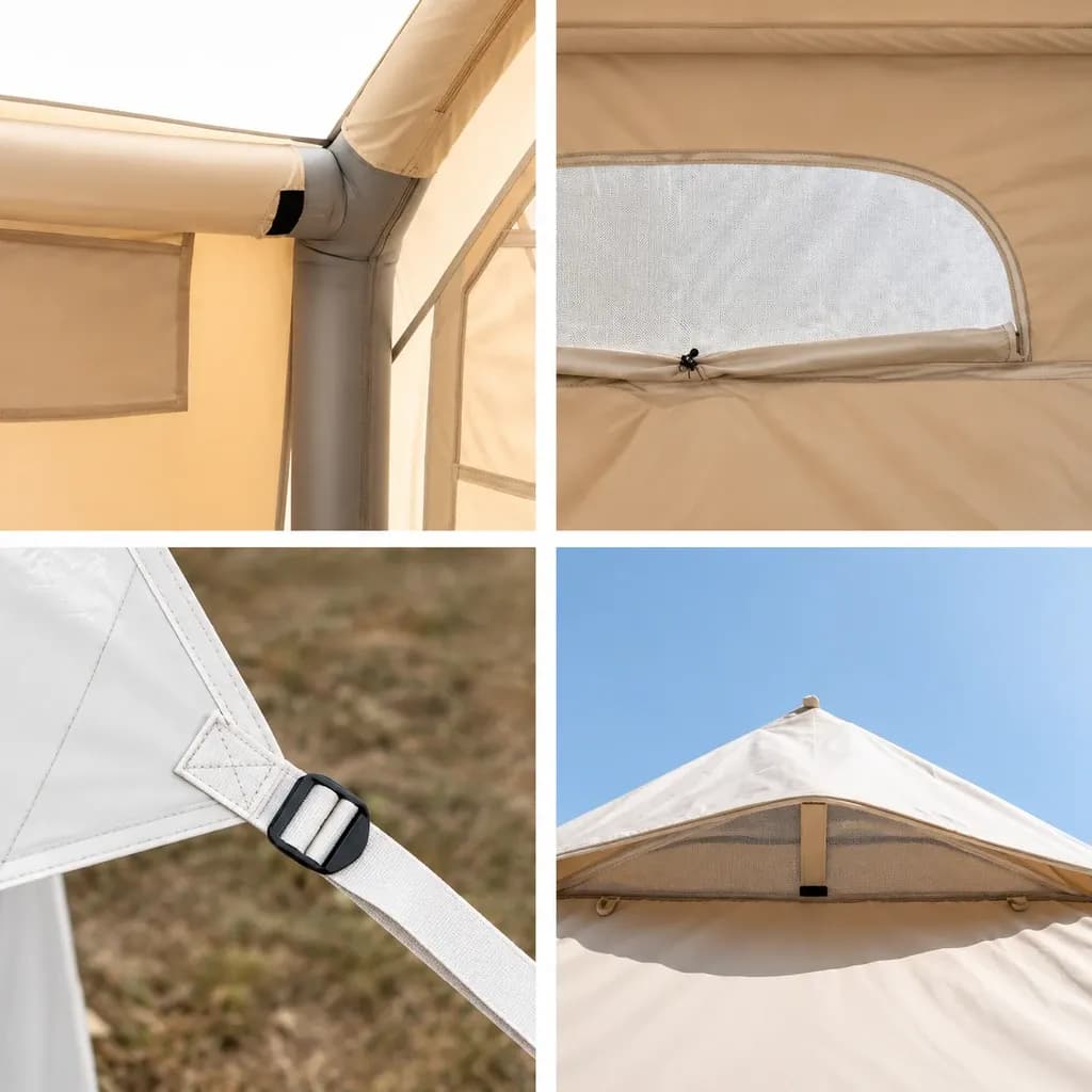 چادر GLAMPING بادی GEM برند نیچرهایک مدل NH20ZP009 — تصویر ۳
