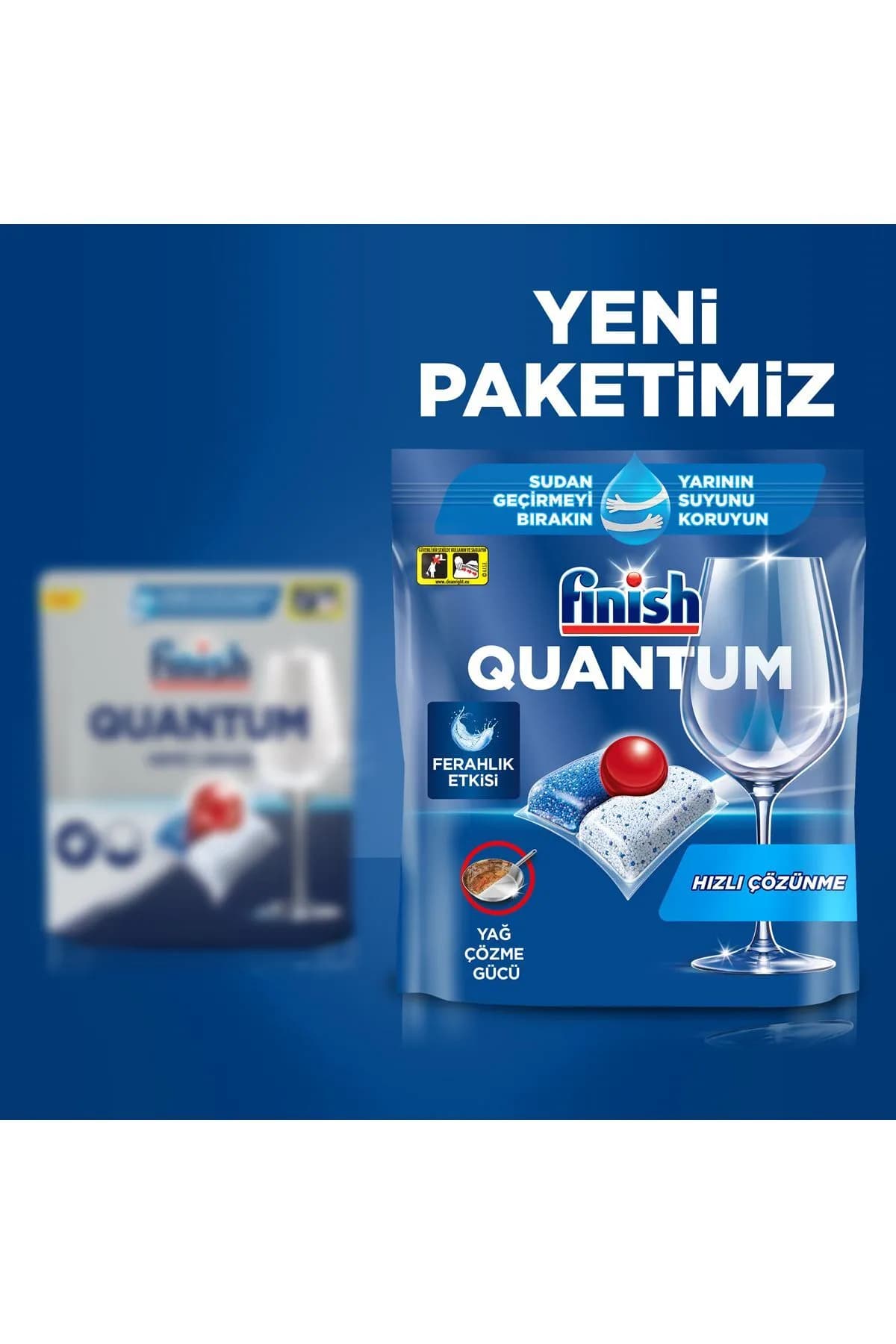 قرص ماشین ظرفشویی فینیش مدل Quantum بسته 40 عددی — تصویر ۹