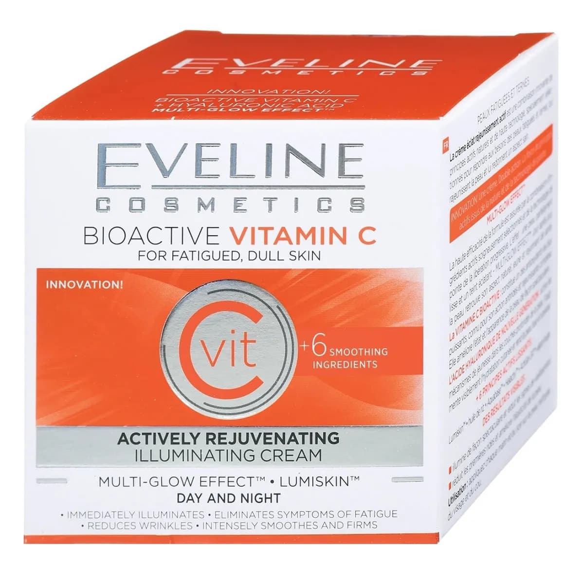 کرم روشن کننده و جوانسازی ویتامین C اولاین بایو اکتیو Eveline Bioactive حجم 50 میلی لیتر — تصویر ۲