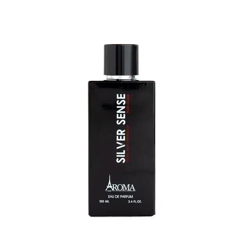 ادو پرفیوم مردانه آروما مدل SILVER SENSE حجم 100 میلی لیتر — تصویر ۲