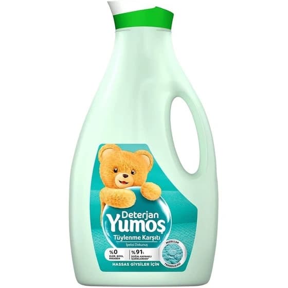 مایع لباسشویی یوموش برای لباس های حساس ضد جوش ابریشمی تاچ 2520 میلی لیتری Yumos