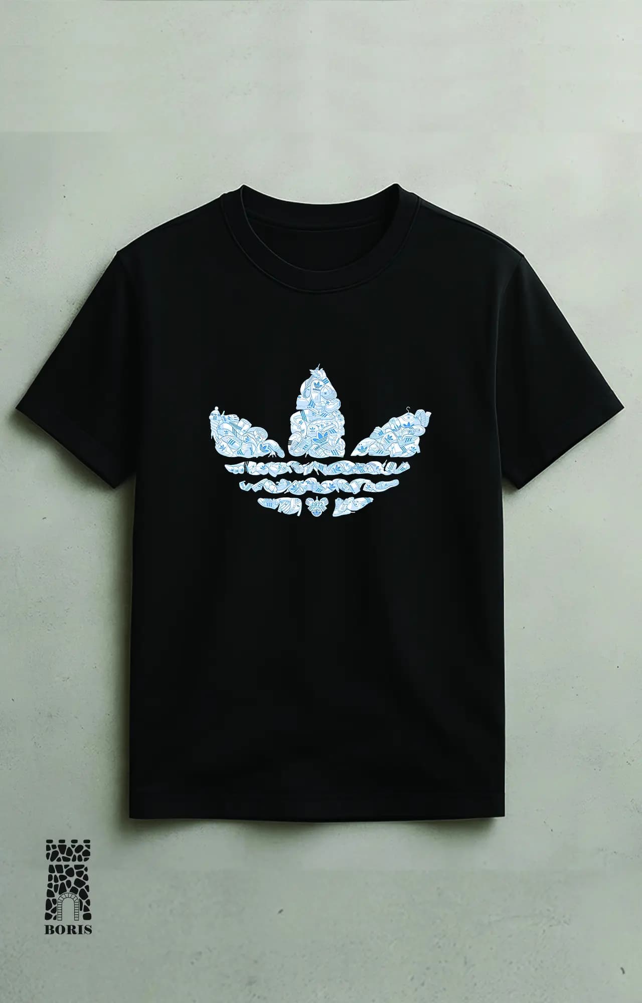 تیشرت باکسی ماکان طرح آدیداس کتونی adidas کد 4192
