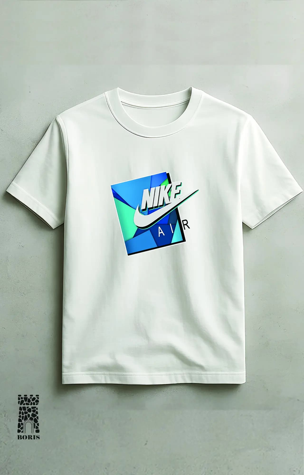 تیشرت باکسی ماکان طرح نایکی nike air کد 4179