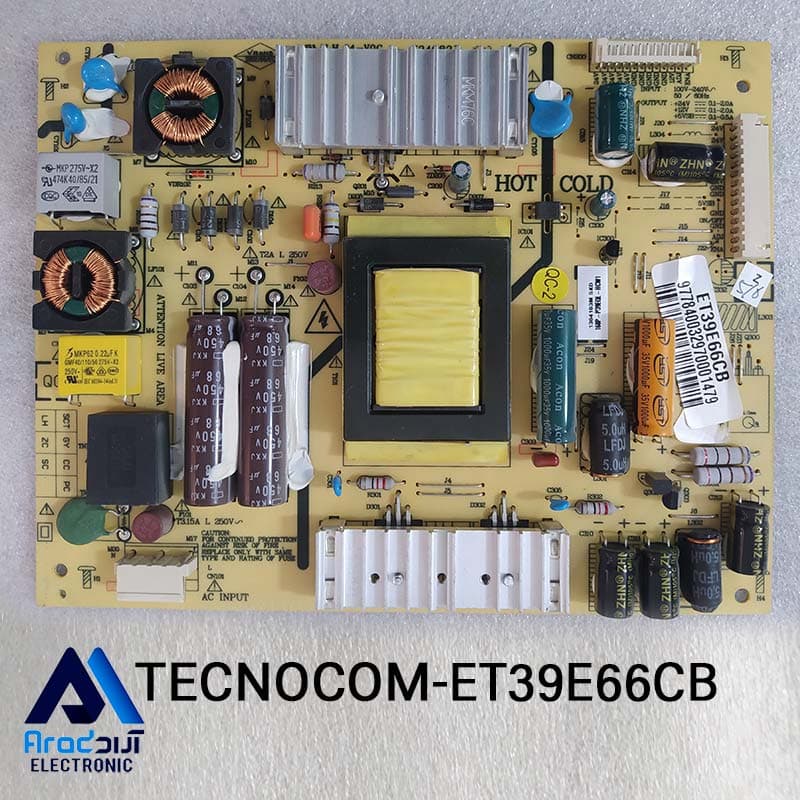 برد تغذیه تلویزیون تکنوکام ET39E66CB