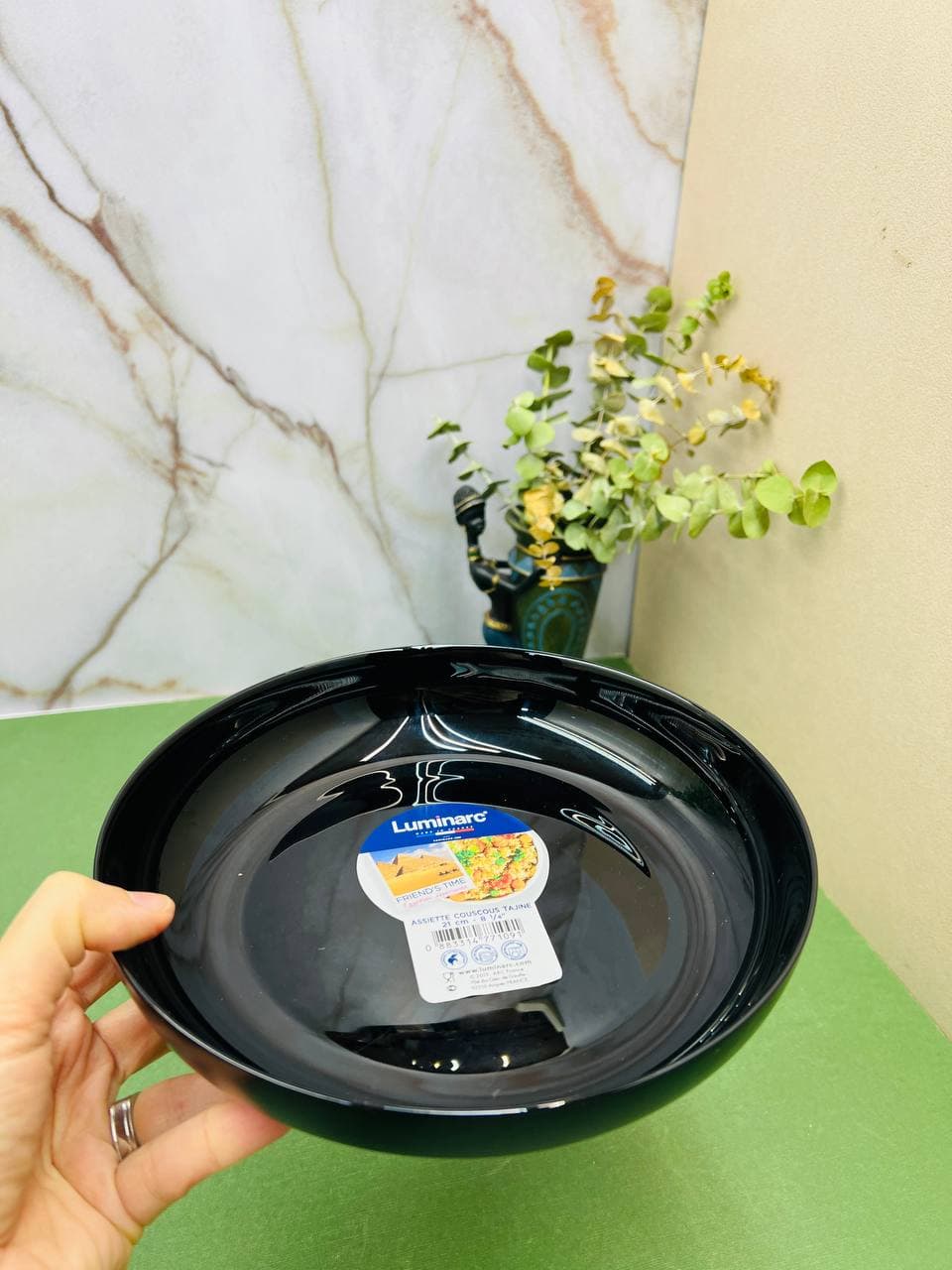 دیس پیتزا تایم مشکی 6361 LUMINARC سایز 21 — تصویر ۴