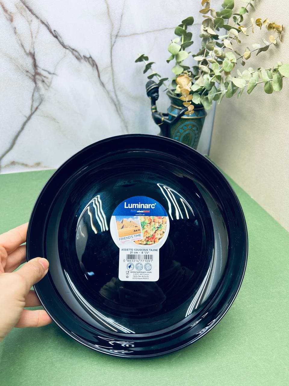 دیس پیتزا تایم مشکی 6361 LUMINARC سایز 21 — تصویر ۳