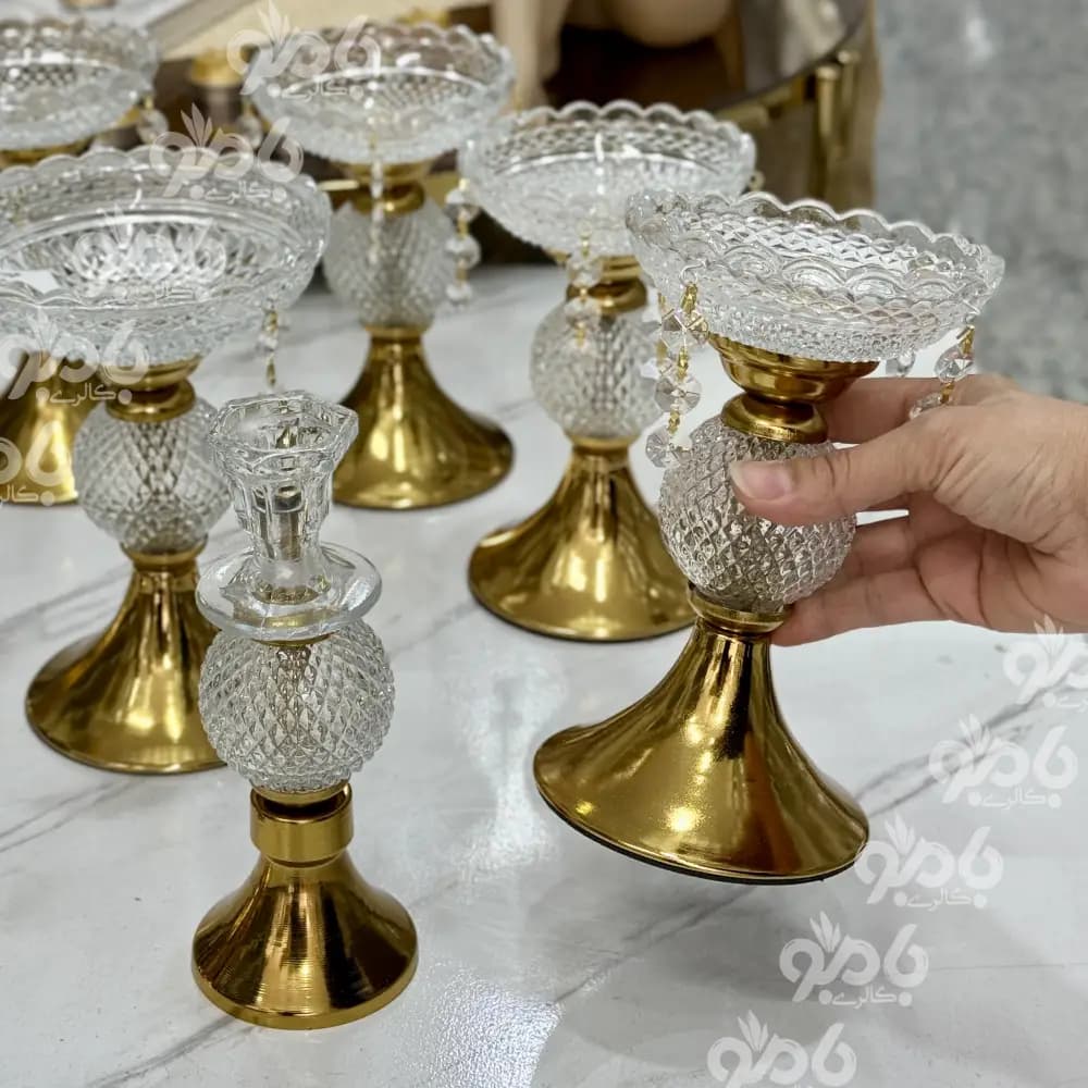 هفت سین فلزی باکارات 300/21 طلایی — تصویر ۲
