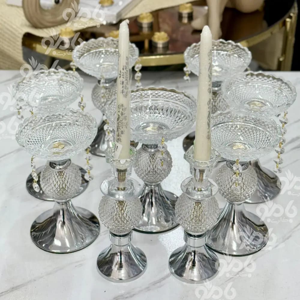هفت سین فلزی باکارات 300/21 سیلور