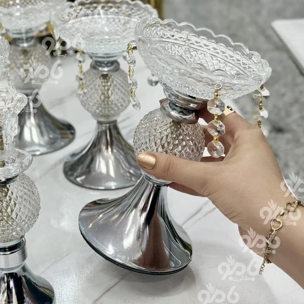 هفت سین فلزی باکارات 300/21 سیلور — تصویر ۲
