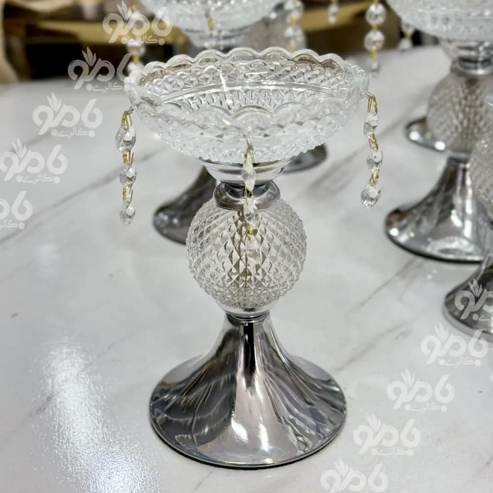 هفت سین فلزی باکارات 300/21 سیلور — تصویر ۳