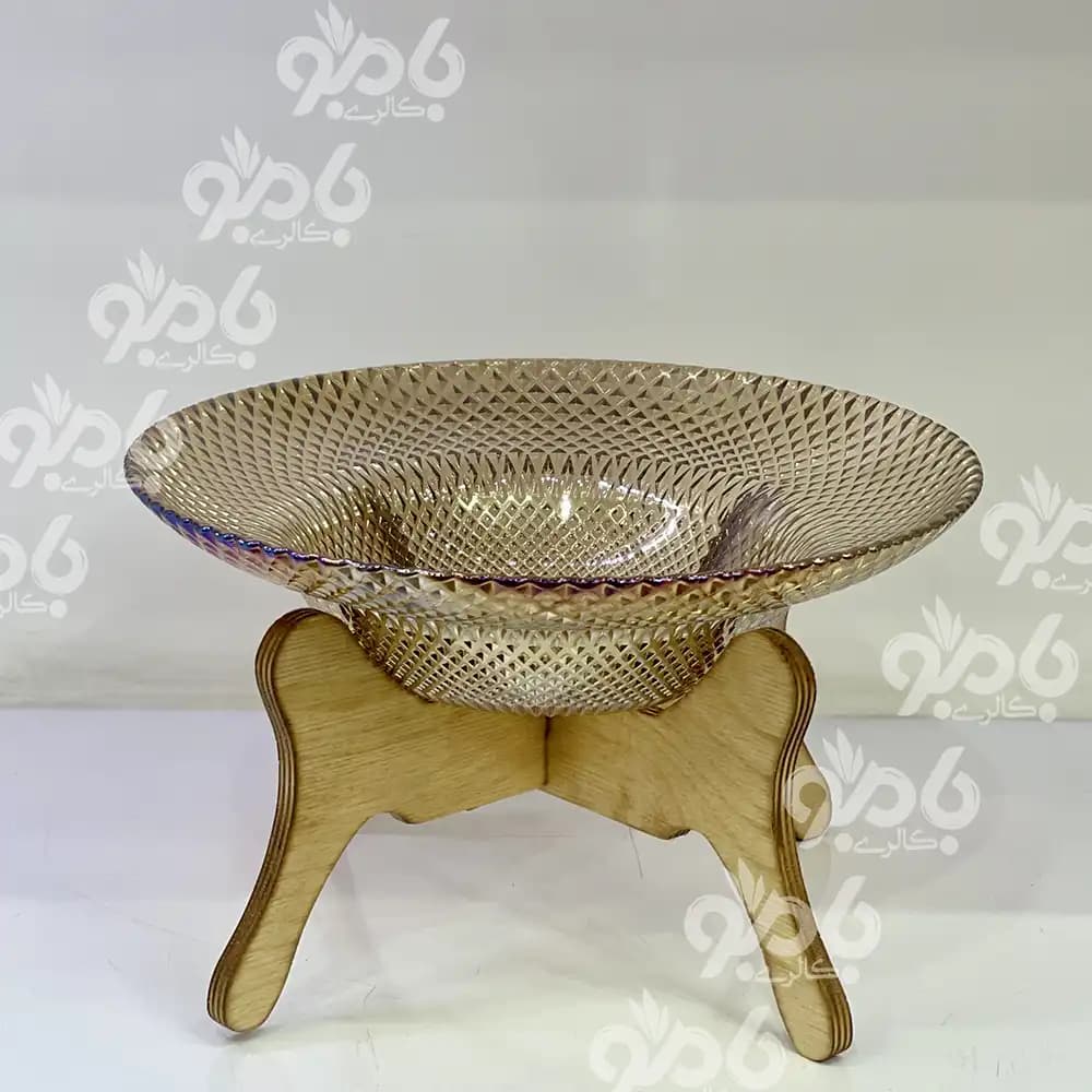 میوه خوری چوبی پیکسل شامپاین