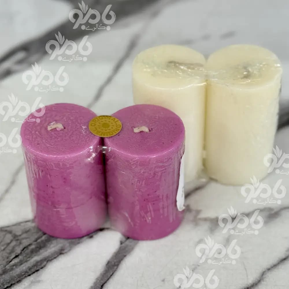 شمع استوانه جفتی ساده