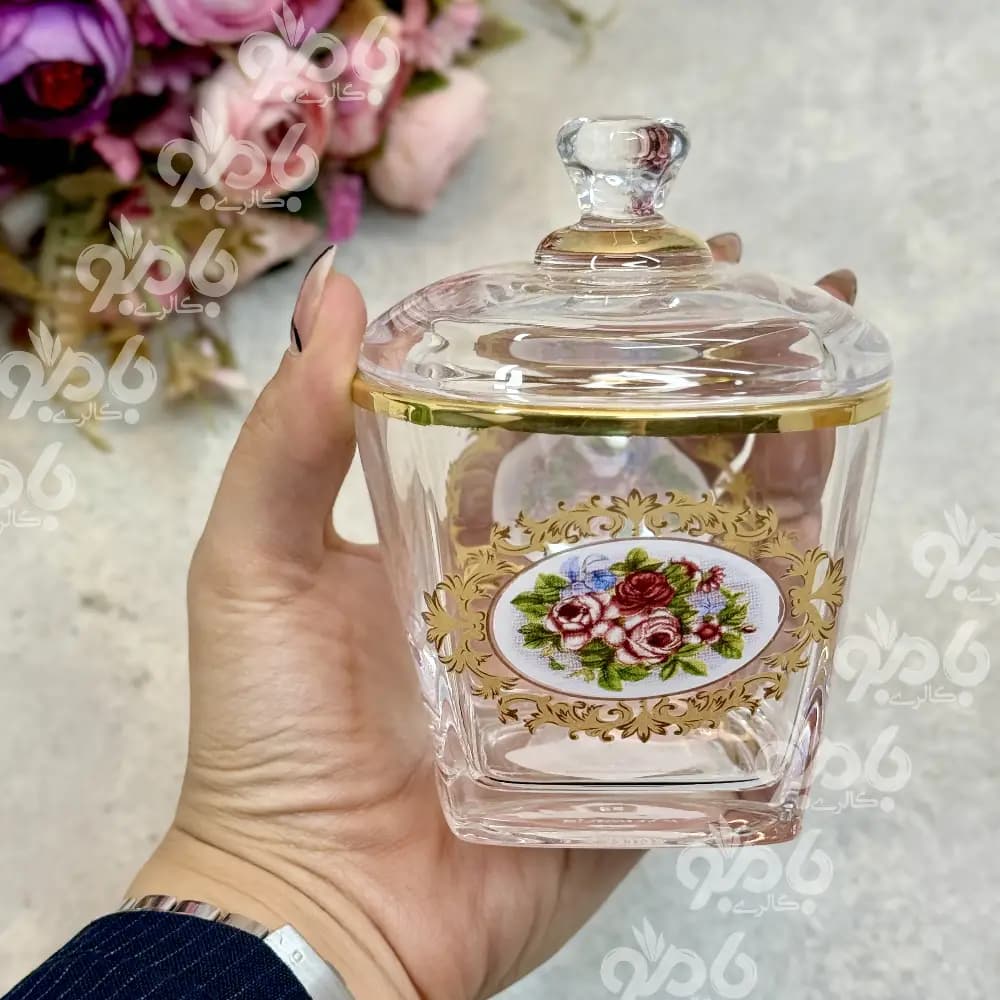 قندان استرلینگ گل رز — تصویر ۲