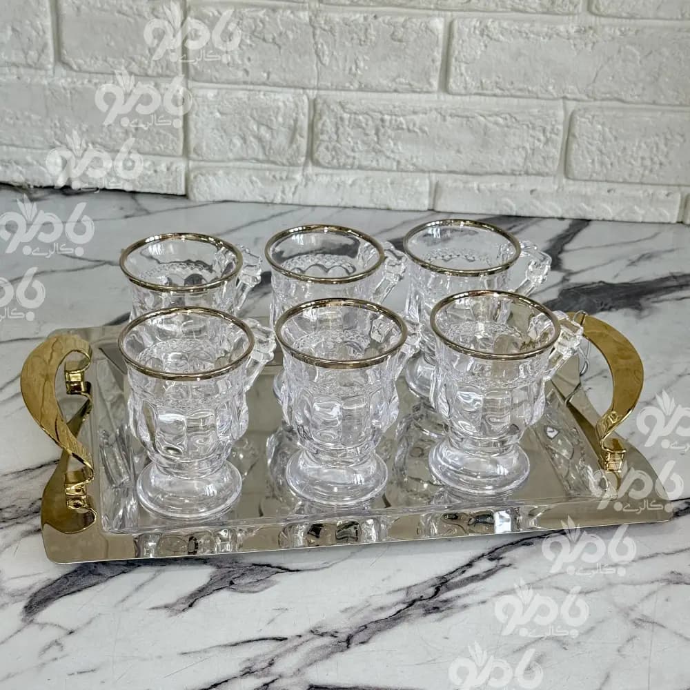 فنجان پایه دار لب سیلور B94