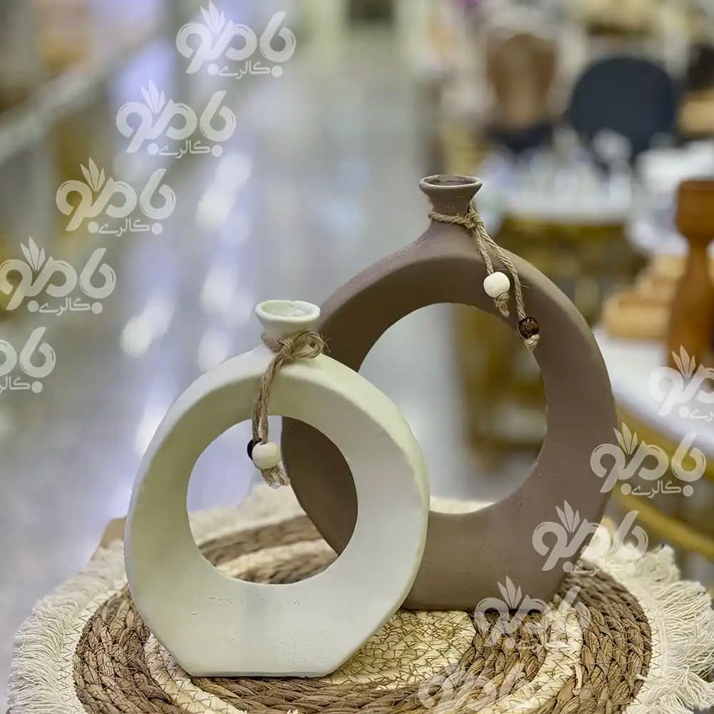 گلدان رزین برمودا جفتی