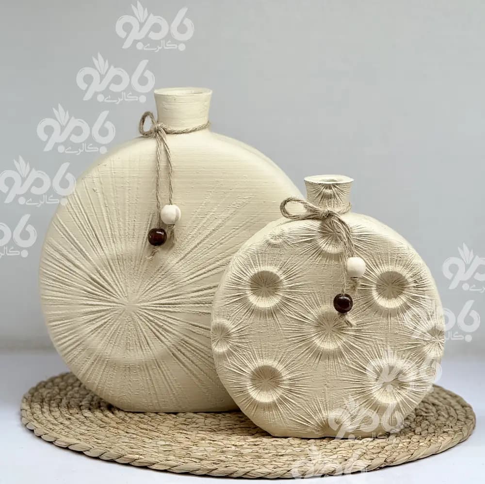 گلدان رزین 2 تکه سیاره
